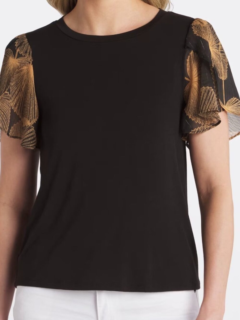 Beacon Fayez Tulip Sleeve Knit Top, Size XL